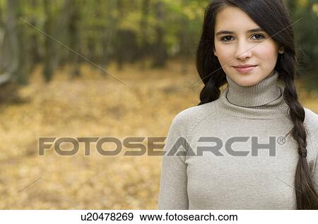 girl with pigtails in woods View Large Photo Image Stock Photo - girl with pigtails in woods. Fotosearch