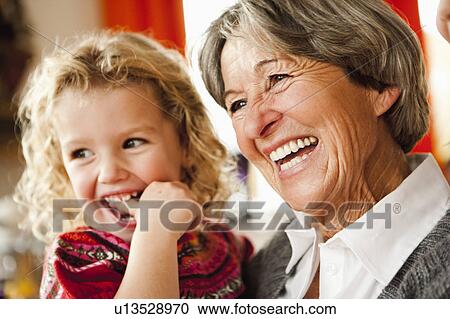 grandma and grandchildren laughing View Large Photo Image Stock Image - grandma and grandchildren laughing. Fotosearch
