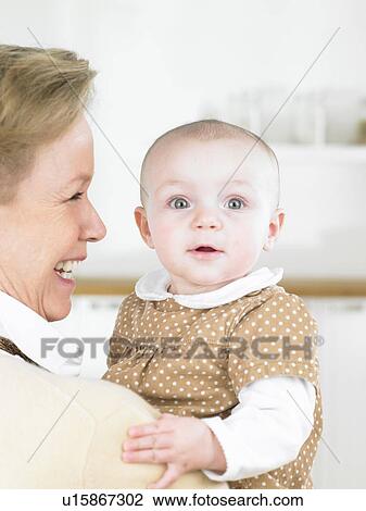 grandmother and baby View Large Photo Image Stock Image - grandmother and baby. Fotosearch