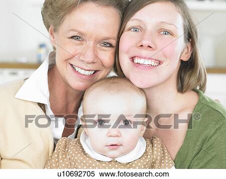 grandmother, mother and baby View Large Photo Image Stock Photography - grandmother, mother and baby. Fotosearch