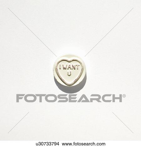 Picture - I Want You Love heart Sweet. Fotosearch
