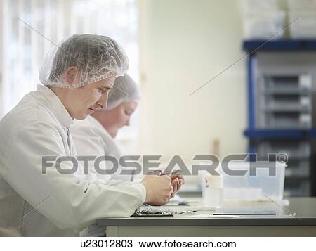 Laboratory Technician Production Line View Large Photo Image Stock Image - Laboratory Technician Production Line. Fotosearch