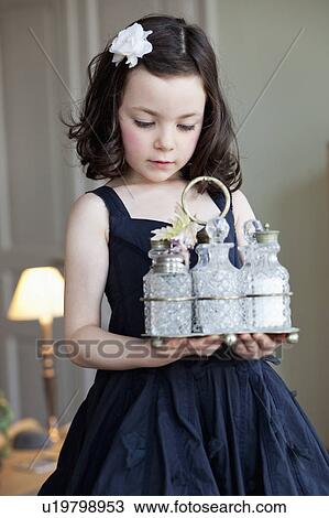 little girl playing with decoration View Large Photo Image Stock Image - little girl playing with decoration. Fotosearch