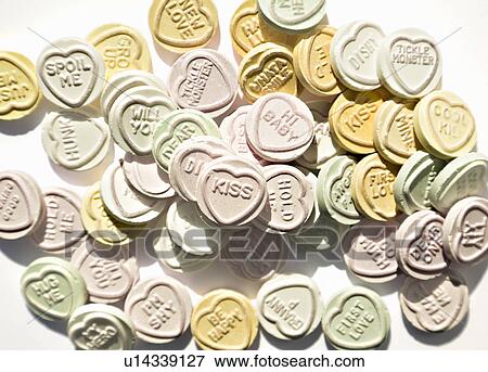 Stock Photo - Love Heart Sweets. Fotosearch