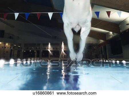Man diving into a Pool View Large Photo Image Stock Image - Man diving into a Pool. Fotosearch