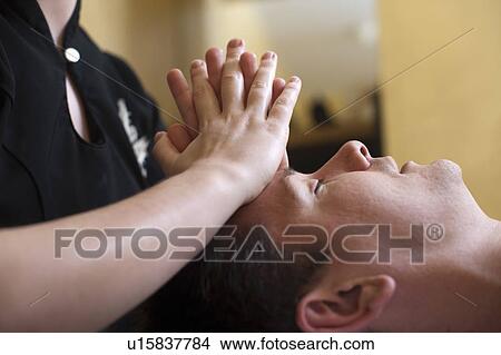 man having face massage View Large Photo Image Picture - man having face massage. Fotosearch