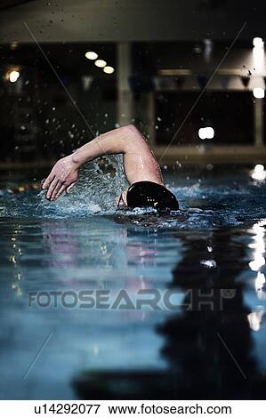 Man in Pool View Large Photo Image Stock Photo - Man in Pool. Fotosearch