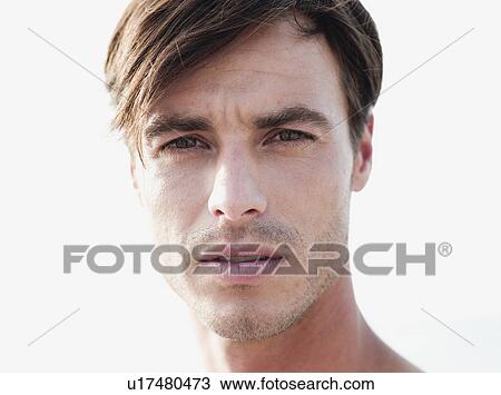man looking at viewer View Large Photo Image Stock Image - man looking at viewer. Fotosearch