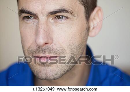 man looking into distance View Large Photo Image Stock Photo - man looking into distance. Fotosearch