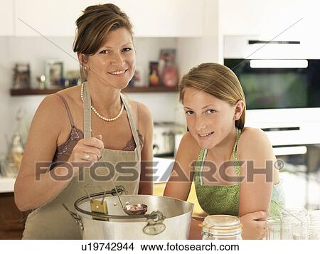 mother and daughter making jam View Large Photo Image Picture - mother and daughter making jam. Fotosearch