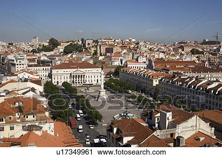 Pedro IV Square View Large Photo Image Stock Image - Pedro IV Square . Fotosearch