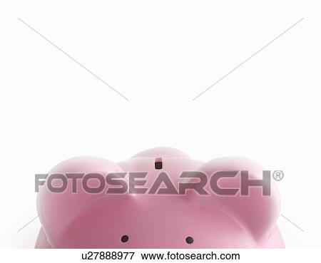 Piggy bank against white View Large Photo Image Stock Photo - Piggy bank against white. Fotosearch