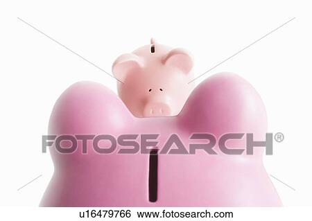 Piggy banks on white View Large Photo Image Stock Photograph - Piggy banks on white. Fotosearch