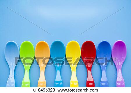 plastic spoons View Large Photo Image Stock Image - plastic spoons. Fotosearch