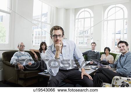 Portrait of 6 young business people View Large Photo Image Stock Photograph - Portrait of 6 young business people. Fotosearch