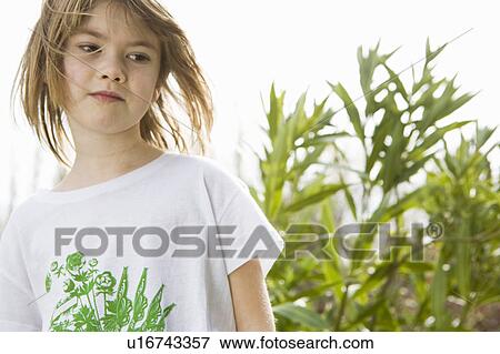 Portrait of a girl View Large Photo Image Stock Photo - Portrait of a girl. Fotosearch