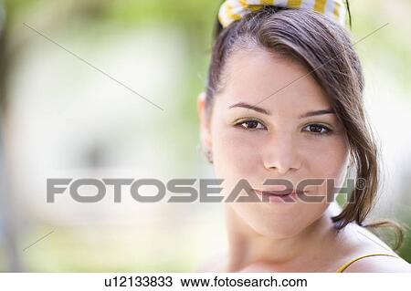 portrait of a young plump girl View Large Photo Image Stock Image - portrait of a young plump girl. Fotosearch
