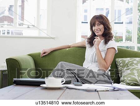 Stock Image - Portrait of business women. Fotosearch