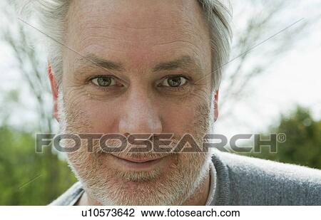 Stock Image - Portrait of man. Fotosearch