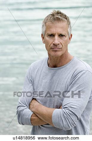 Stock Photograph - Portrait of mature man. Fotosearch
