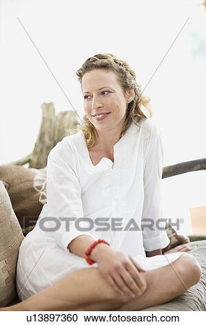 portrait of middle-aged woman View Large Photo Image Stock Image - portrait of middle-aged woman. Fotosearch
