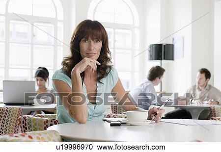Stock Image - Portrait of women. Fotosearch