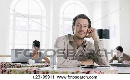 Portrait of young man View Large Photo Image Stock Image - Portrait of young man. Fotosearch