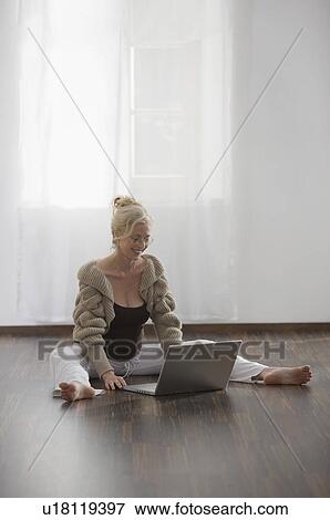 Stock Photo - pregnant woman relaxing. Fotosearch