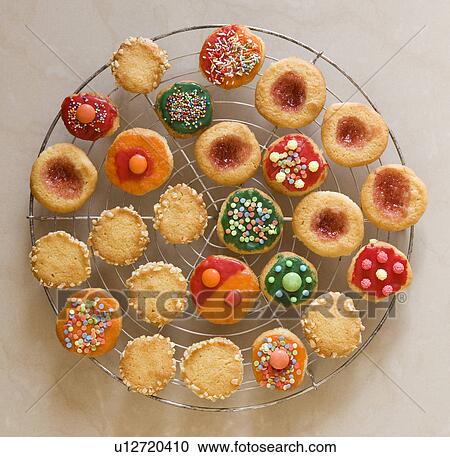 round, colourful christmas cookies View Large Photo Image Stock Image - round, colourful christmas cookies. Fotosearch