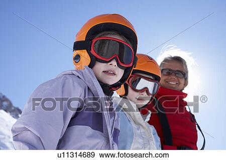 Stock Photo - Ski Lesson. Fotosearch