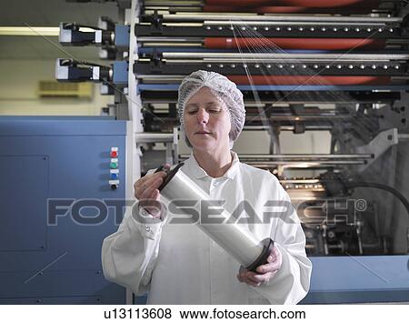 Technician Weaving Medical Product View Large Photo Image Stock Photo - Technician Weaving Medical Product. Fotosearch