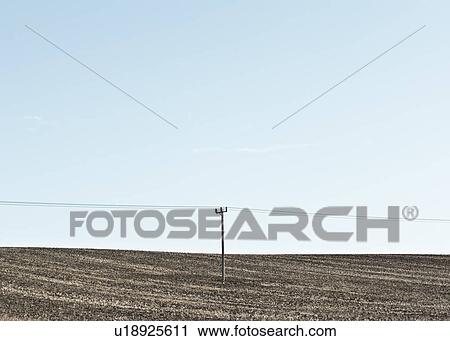 Stock Image - Telegraph Line. Fotosearch