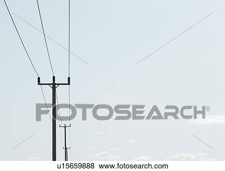 Telegraph Line View Large Photo Image Stock Photo - Telegraph Line. Fotosearch