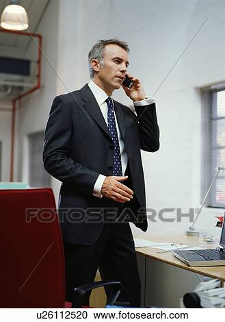 Stock Image - The portrait of a businessman. Fotosearch