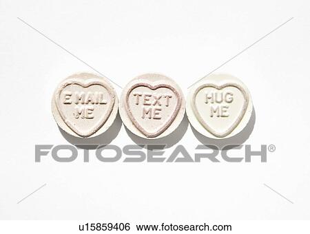Three Love Heart Sweets View Large Photo Image Stock Photograph - Three Love Heart Sweets. Fotosearch