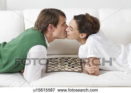 two lovers and no need for party games View Large Photo Image Stock Photo - two lovers and no need for party games. Fotosearch