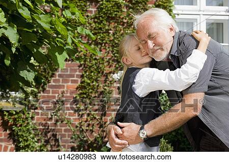 Stock Image - visit of grandfather. Fotosearch