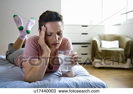 Stock Image - Woman at home. Fotosearch
