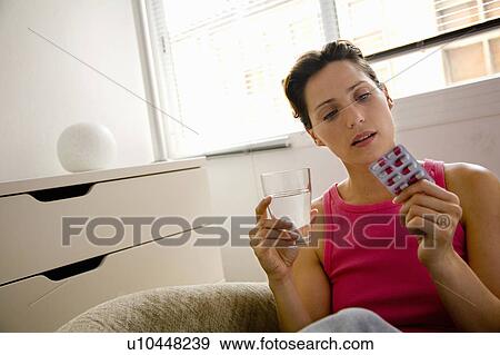 Woman at home View Large Photo Image Stock Photo - Woman at home. Fotosearch