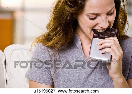 Stock Photo - Woman at home. Fotosearch
