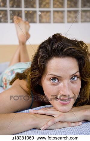 Stock Photo - Woman at home. Fotosearch