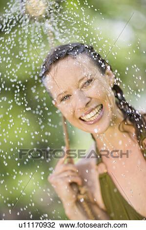 woman in nature View Large Photo Image Stock Image - woman in nature. Fotosearch