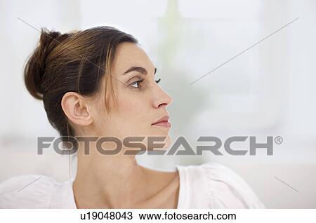 woman looking back View Large Photo Image Stock Image - woman looking back. Fotosearch
