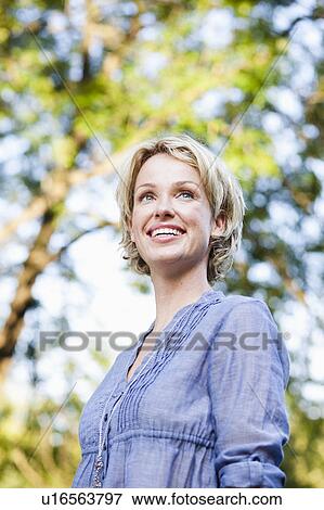 Stock Photo - woman smiling. Fotosearch