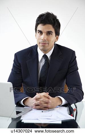 Picture - Young businessman starting enterprise. Fotosearch