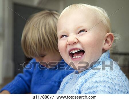 A boy toddler laughing View Large Photo Image Stock Photo - A boy toddler laughing. Fotosearch