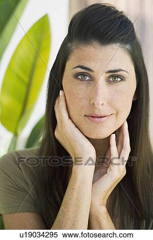 Stock Photography - A female beauty portrait. Fotosearch
