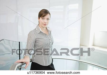Picture - A portrait of a business woman. Fotosearch