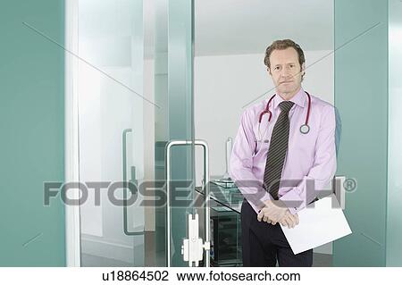 Stock Image - A portrait of a doctor. Fotosearch