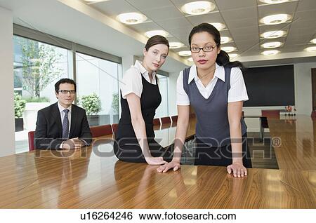 A portrait of three business people View Large Photo Image Stock Photograph - A portrait of three business people. Fotosearch